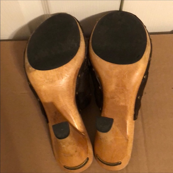 MK Monaghan studded Clogs Size 7.5 - Picture 4 of 5